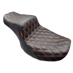 LePera Tailwhip Seat for 2024-2026 Harley Touring - Double Diamond - Color Stitch