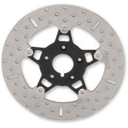 EBC 5-Button Floating Stainless Front Rotor for 1984-1999 Harley - Black