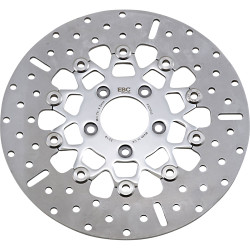 EBC 10-Button Floating Stainless 11.5" Front Rotor for 2000-2014 Harley
