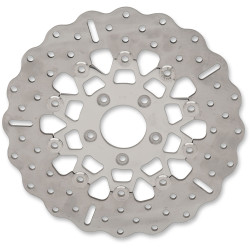 EBC 10-Button Floating Contour Stainless 11.5" Front Rotor for 2000-2014 Harley