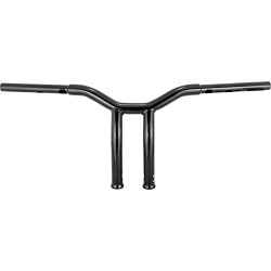 Burly Dominator 1-1/4" T-Bar Handlebars for 2023.5+ Touring / 2025 Softail - Black
