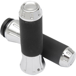 Drag Specialties Custom Rubber Grips for Harley Electronic Throttle