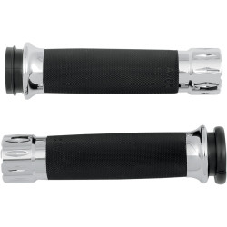 Avon Custom Contour Rival Grips for Harley Electronic Throttle - Chrome