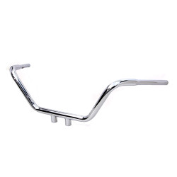 V-Twin Chrome 10" Bathtub Handlebars for Harley