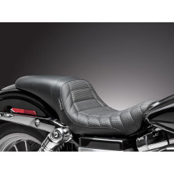 Le Pera Daytona Sport Flat Track Seat for 2006-2016 Harley Dyna