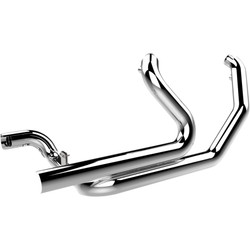 Khrome Werks 2-Into-2 Crossover Exhaust Headers with Heat Shields for 2009-2016 Harley Touring