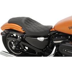 Drag Specialties Predator Seat for 2010-2020 Harley Sportster - Double Diamond