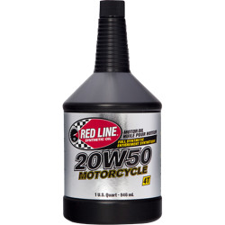 Red Line 20W50 Motorcycle Oil - 1QT