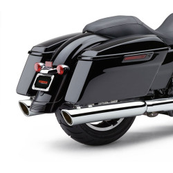 Cobra 909-Twins Exhaust Mufflers for 2017-2022 Harley Touring - Chrome