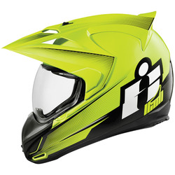 Icon Variant Double Stack Helmet - Hi-Viz