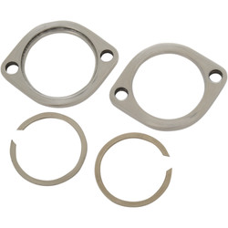 Drag Specialties Exhaust Flange Kit for Harley - Stainless Steel