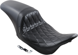 LePera Daytona Sport Seat for 2008-2023 Harley Touring - Diamond Stitch