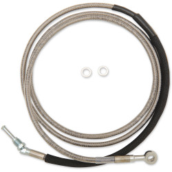 Drag Specialties Stainless Steel Hydraulic Clutch Lines for Harley