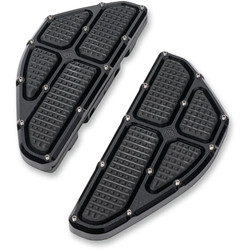 Roland Sands Traction Passenger Floorboards for 1986-2019 Harley - Black Ops