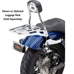 Cobra Detachable Backrest Kit for 2006-2017 Harley Dyna - Chrome