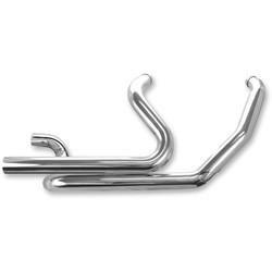 S&S Power Tune Dual Exhaust Header System for 2009-2016 Harley Touring - Chrome