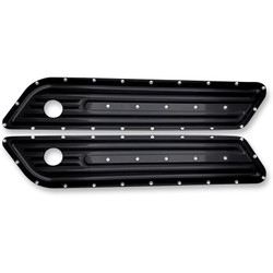 Covingtons Dimpled Saddlebag Hinge Covers for 2014-2020 Harley Touring