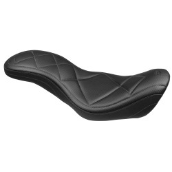 Mustang Super Tripper Carbon Seat for 2006-2017 Harley Dyna