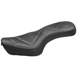 Mustang Super Tripper Carbon Seat for 2004-2006 & 2010-2020 Harley Sportster