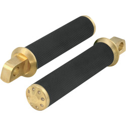 Roland Sands Tracker Foot Pegs for Harley - Brass