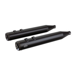 S&S 4" Grand National Slip-On Exhaust Mufflers for 1995-2016 Harley Touring - Black