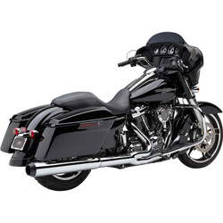 Cobra El Diablo 2-Into-1 Exhaust for 2017-2023 Harley Touring - Chrome