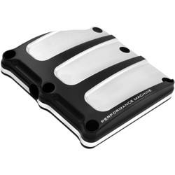 Performance Machine Scallop Transmission Top Cover for 2017-2018 Harley Touring - Contrast Cut