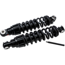 RacingBros 12.5" Mono R Bazooka Shocks for 1991-2017 Harley Dyna - Heavy Duty