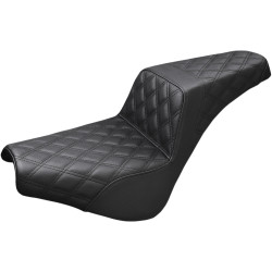 Saddlemen Full LS Step-Up Seat for 2018-2024 Harley FLDE/FXBB/FLHC - Black