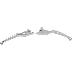 Drag Specialties Slotted Wide Blade Lever Set for 2017-2018 Harley Touring - Chrome