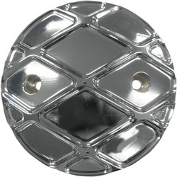 Eddie Trotta Platinum Points Cover for Harley Milwaukee 8 - Chrome