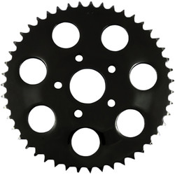 Drag Specialties Flat Chain Conversion Rear Sprocket for 1986-1999 Harley* - Gloss Black
