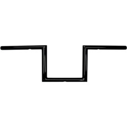 LA Choppers 1" Old School 6" Narrow Z Bars Handlebars - Gloss Black