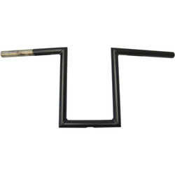 LA Choppers 1" Old School 10" Narrow Z Bars Handlebars - Flat Black
