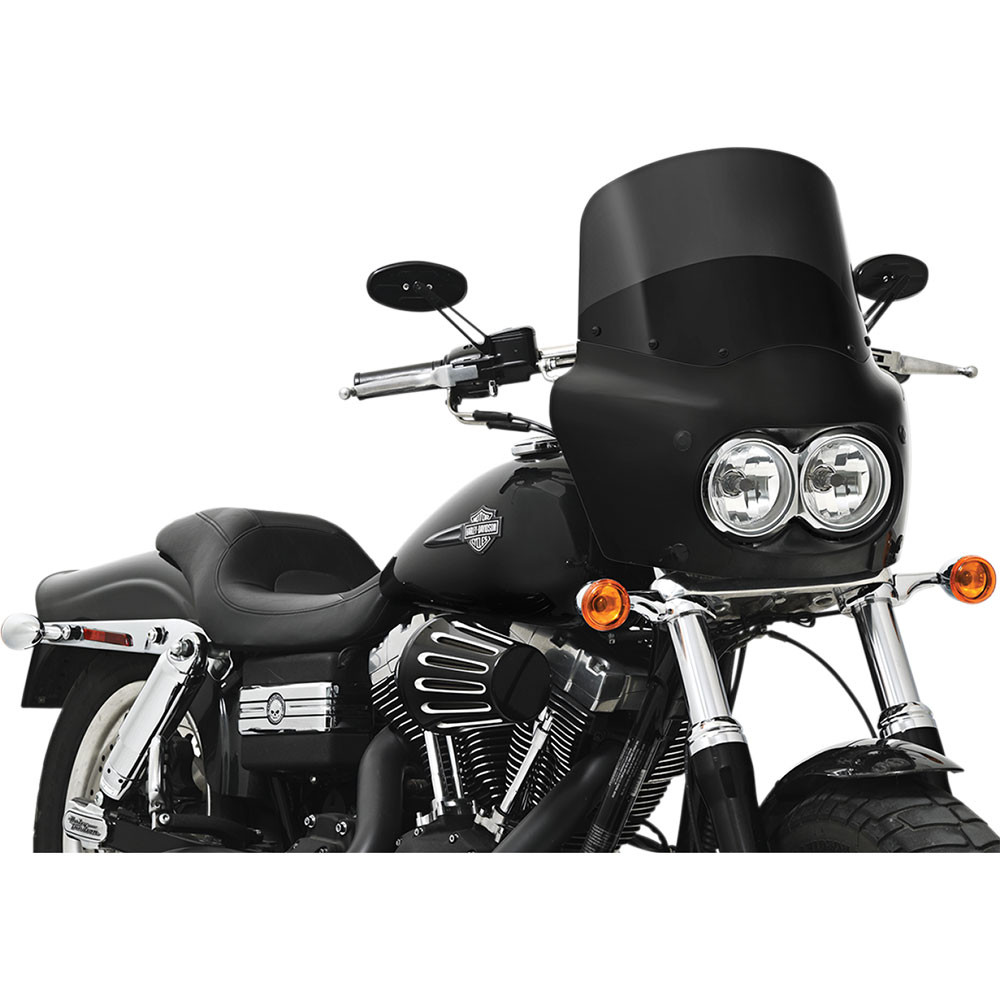 Memphis Shades Road Warrior Fairing - 19" Wide, Gloss Black, For Motorcycles (Mounting Kit Sold Separately) - View #5