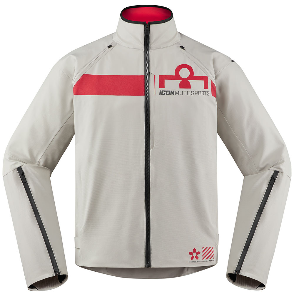Icon Tarmac 2 Jacket - Grey - Get Lowered Cycles