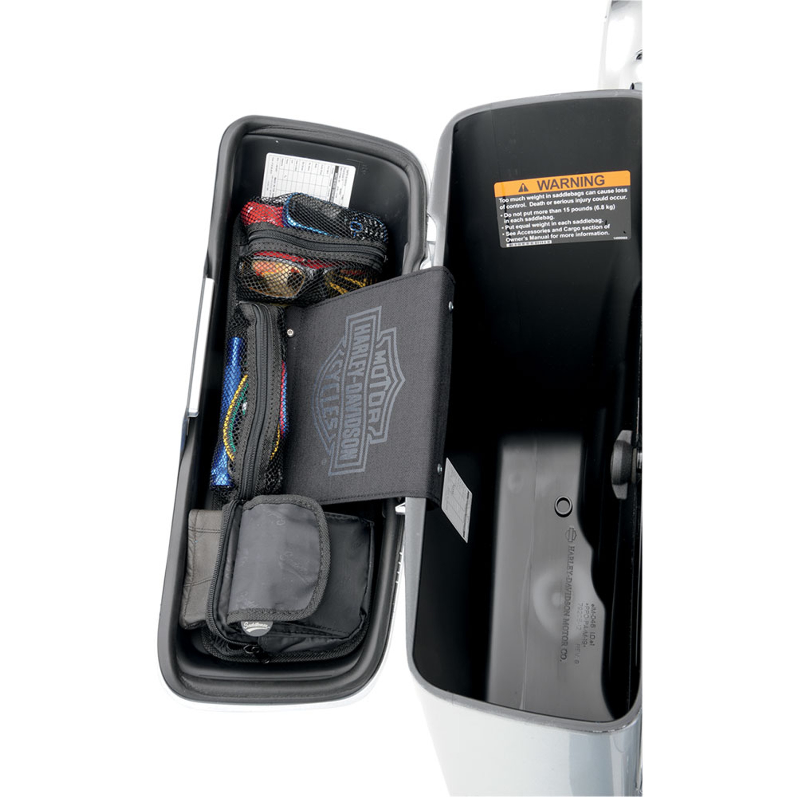 Saddlemen Saddlebag Lid Organizer Set 20122016 Harley FLD Hard