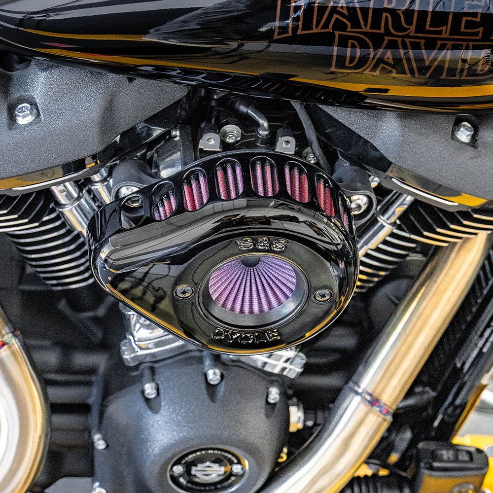 S&S Stealth Air Stinger Air Cleaner Teardrop Kit for 20172022 Harley