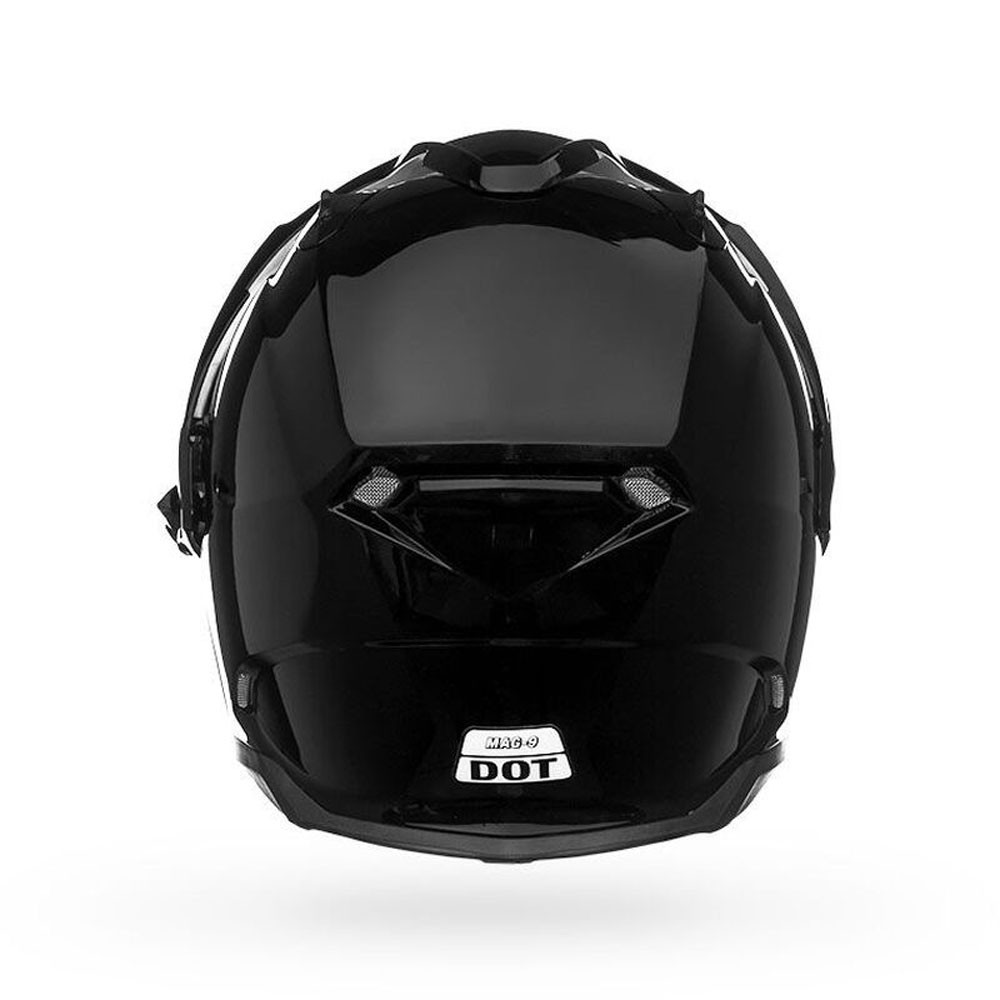 Bell Mag9 Motorcycle Helmet Gloss Black Get Lowered Cycles