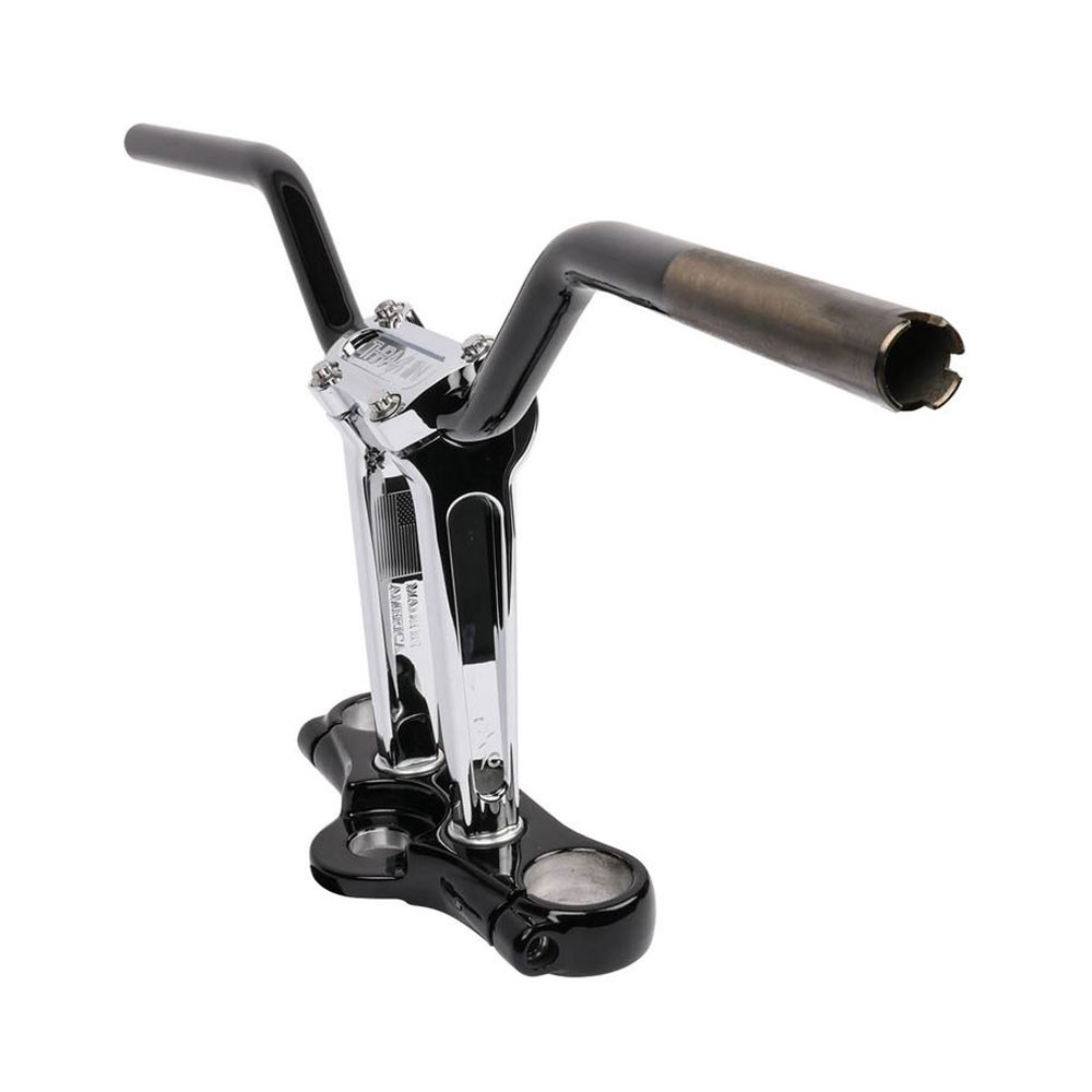 Thrashin Supply Aggressive Mid Bend Bars 1" Handlebars - Black - TSC