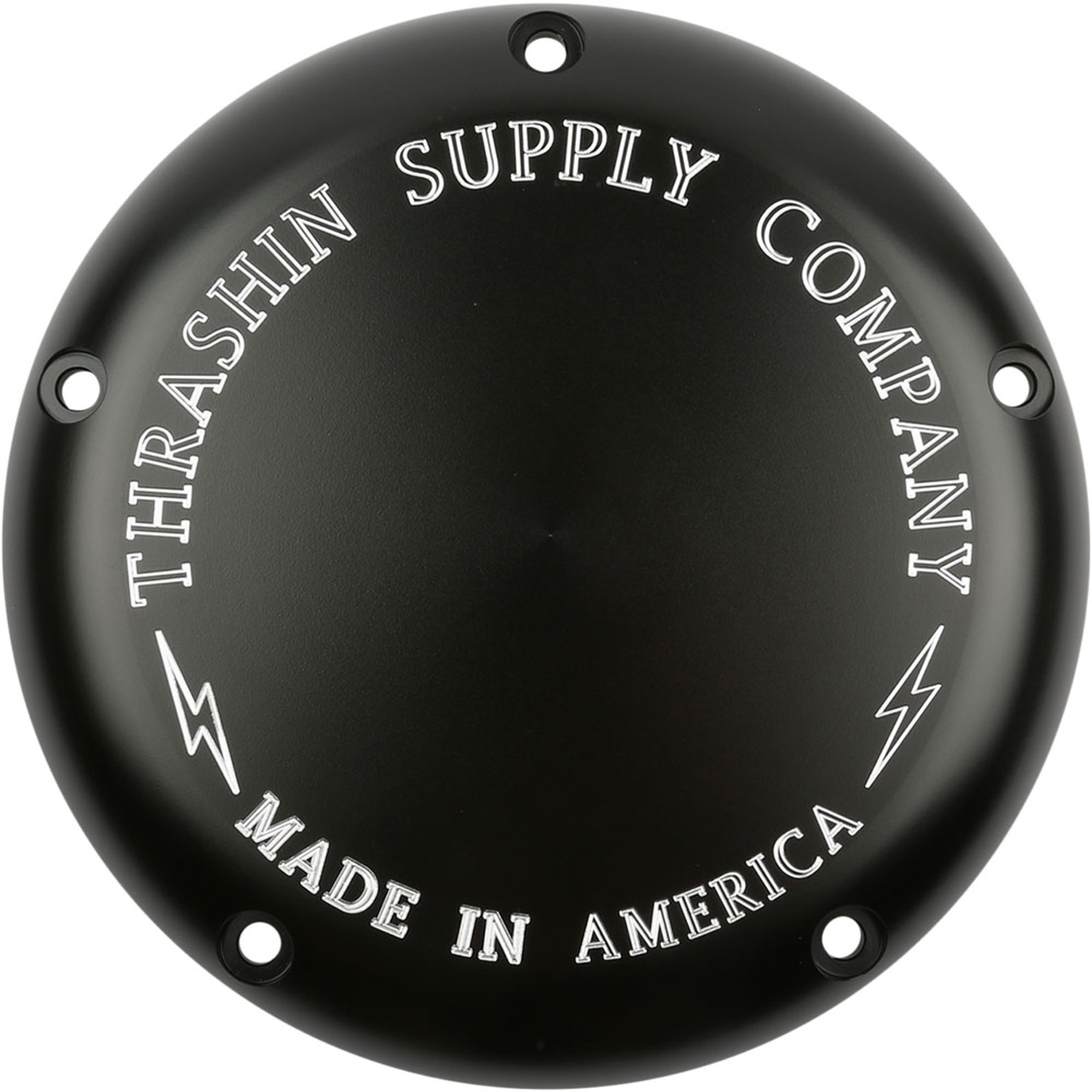 Thrashin Supply OG 5Hole Derby Cover for Harley M8 Touring Black