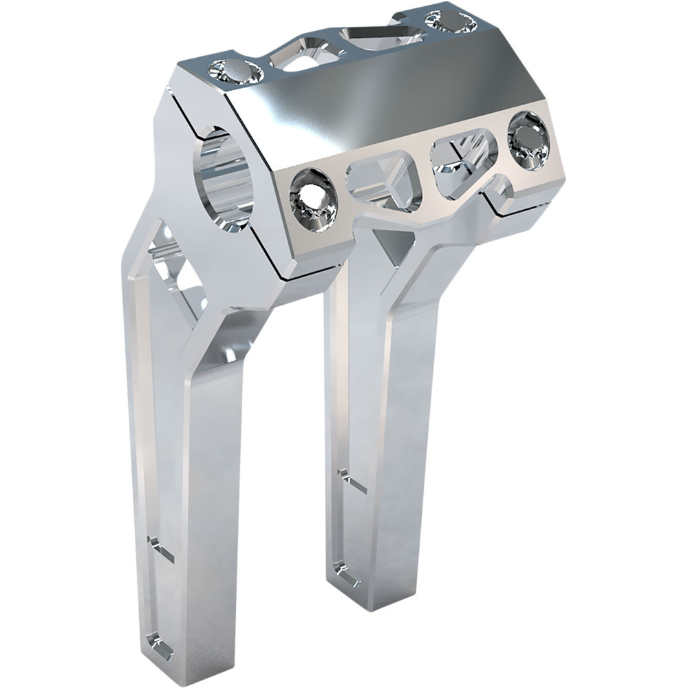 LA Choppers Performance Risers Gauge Mount for Softail M8 Raw LA