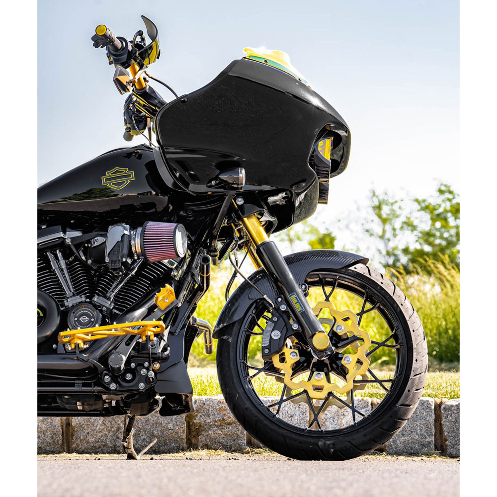 Arlen Ness 49mm Fork Tubes for 20172022 Harley Touring Gold 121