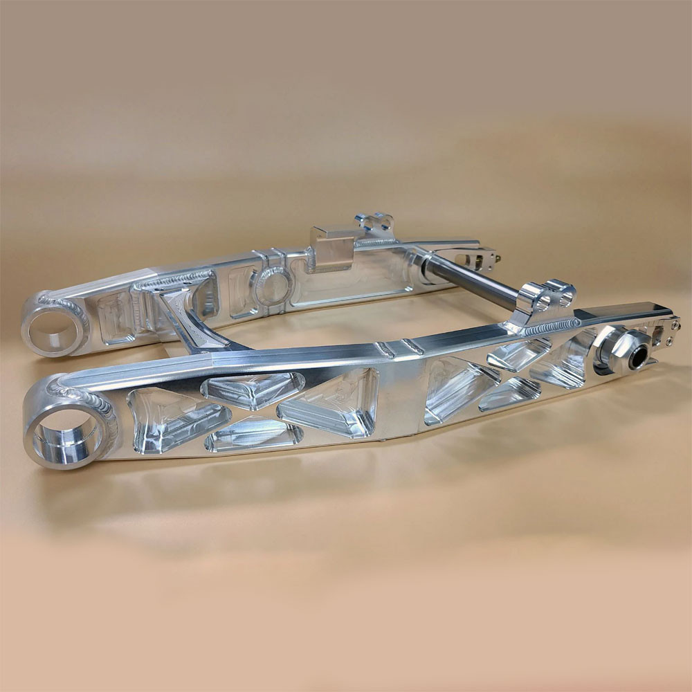 Trac Dynamics Billet Swingarm for Harley Dyna Models Racer Get