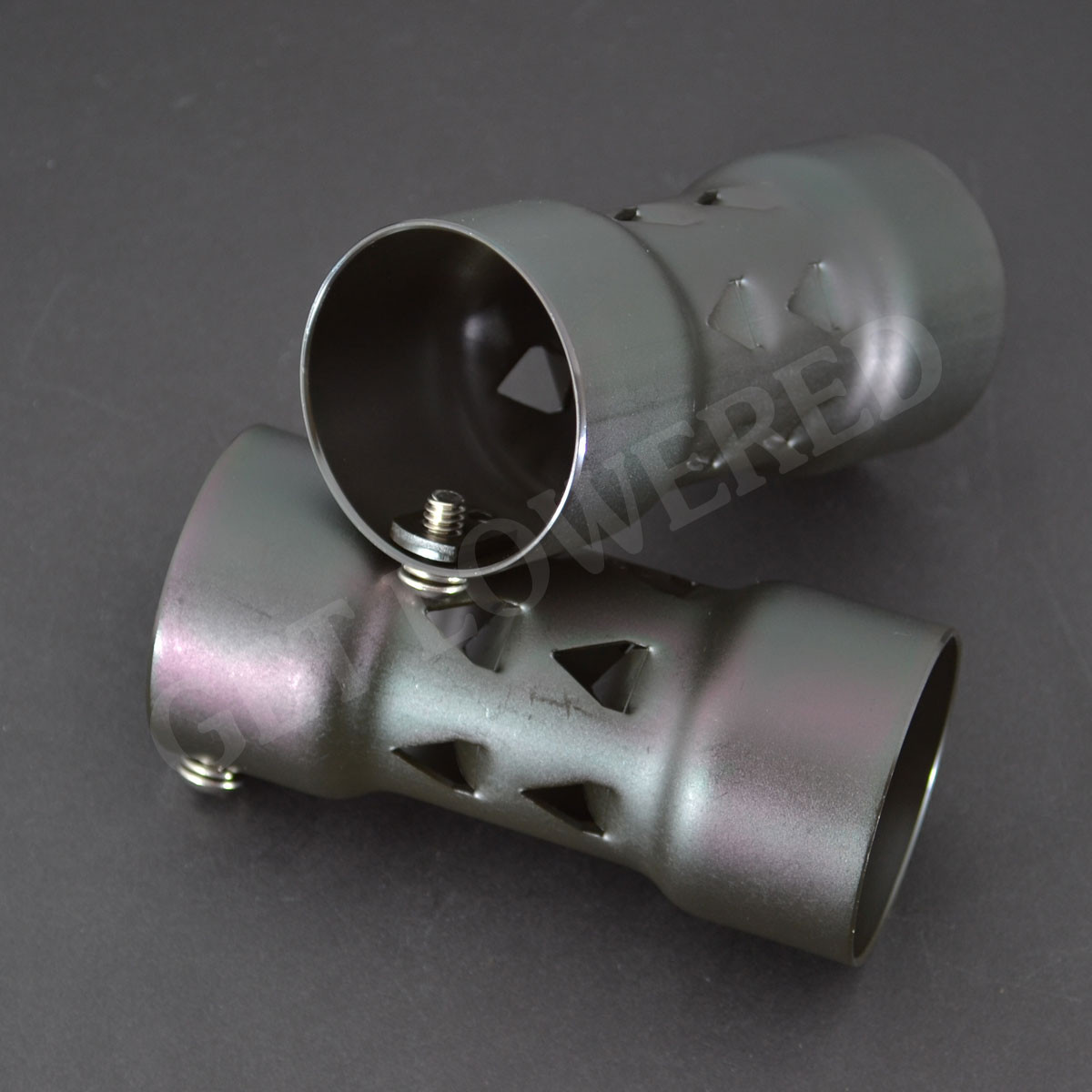 VTwin Mfg. 21/4" Slotted Exhaust Baffle Set 300372 Get Lowered