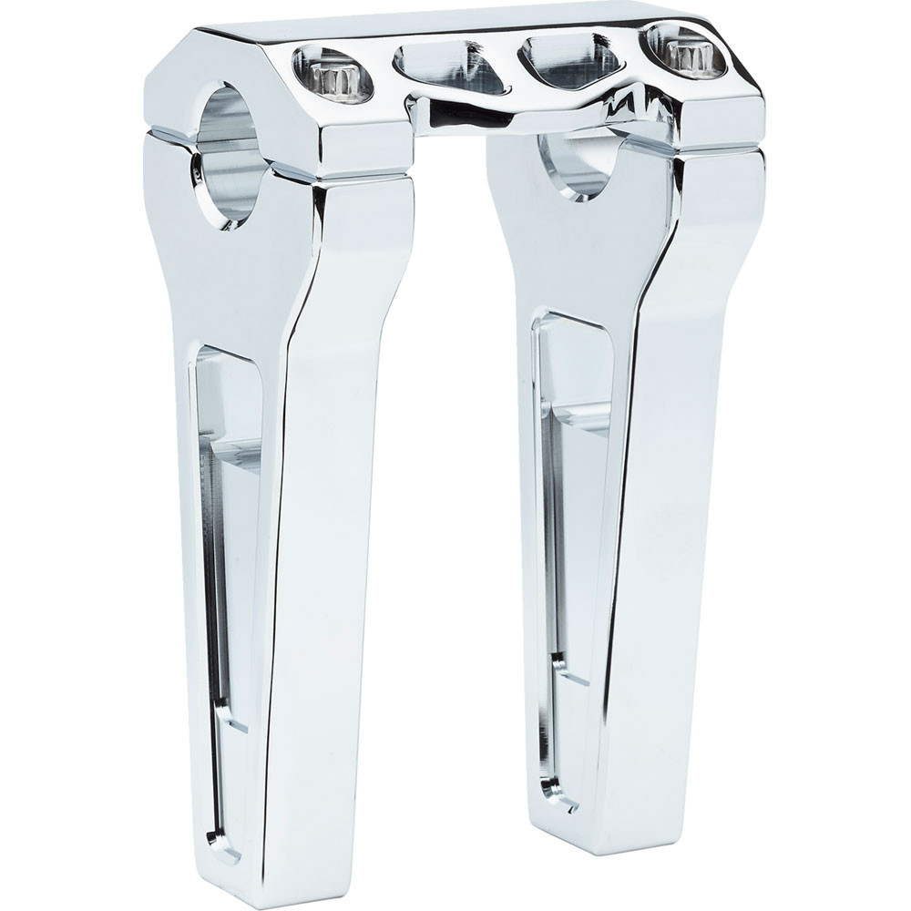 LA Choppers 6" Straight Performance Riser & Top Clamp Chrome LA