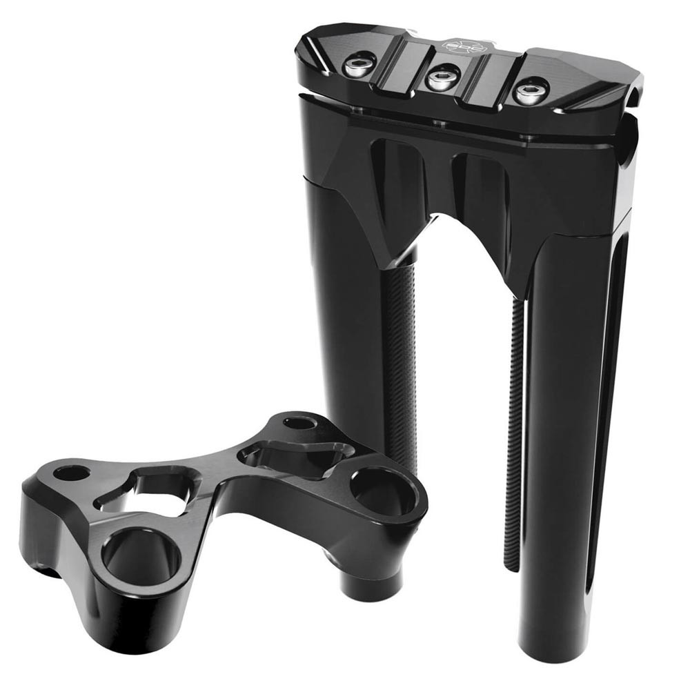 Kraus SDC Dagger Risers Pullback Kit for Harley - Get Lowered Cycles