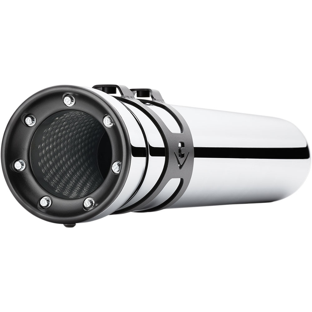 Cobra 4.5" Race Pro SlipOn Exhaust Mufflers for 20172022 Harley Touring Chrome 6216 Get