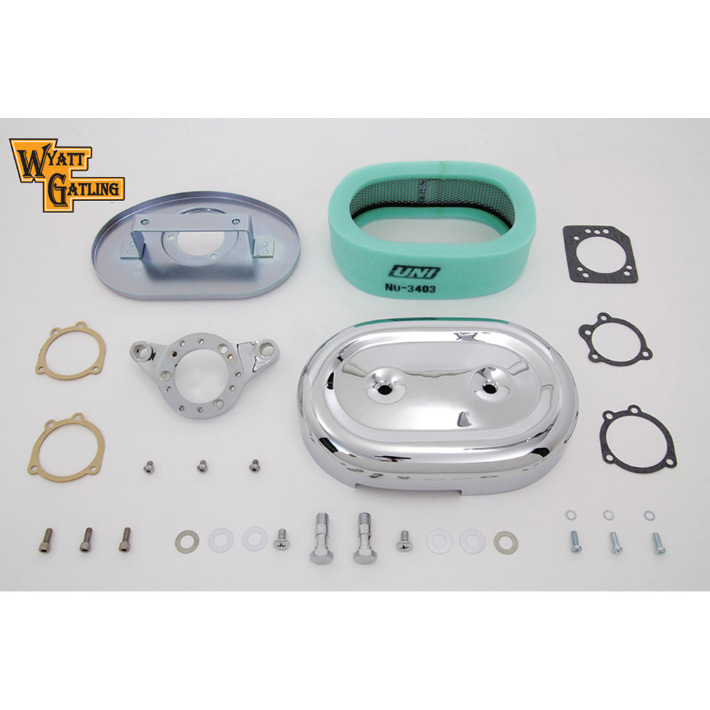 VTwin Black Oval Mesh Air Cleaner for 19912016 Harley Sportster Get