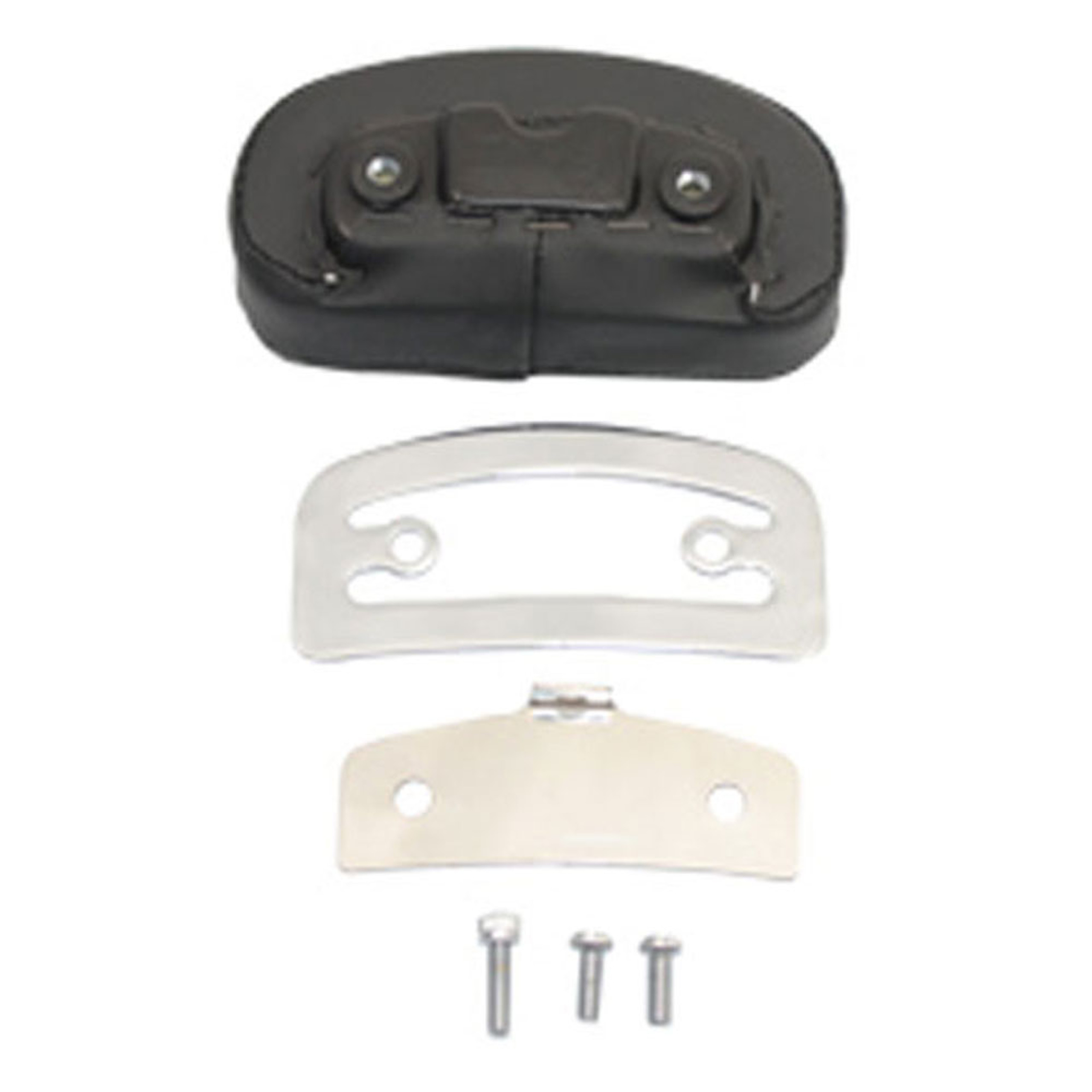 VTwin Flatlander Mini Rail Sissy Bar Backrest Pad for Harley Get